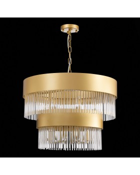 SL1225.203.09 Люстра подвесная ST-Luce Золотистый/Золотистый, Прозрачный E14 9*40W CONTATTO-foto8