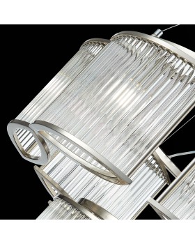 SL1627.103.11 Люстра подвесная ST-Luce Хром/Прозрачный E14 11*40W Velletri-foto6