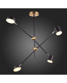 SL1604.432.04 Светильник потолочный ST-Luce Черный, Латунь/Черный LED 4*5W 3000K RODRIGO-foto8