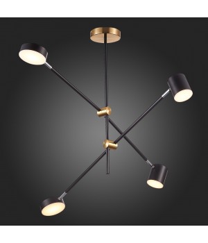 SL1604.432.04 Светильник потолочный ST-Luce Черный, Латунь/Черный LED 4*5W 3000K RODRIGO-foto8