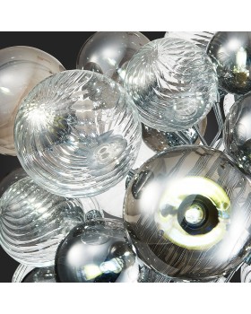 SL1124.103.29 Люстра подвесная ST-Luce Хром/Дымчатый, Прозрачный G9 29*5W 4000K VINETTO-foto12