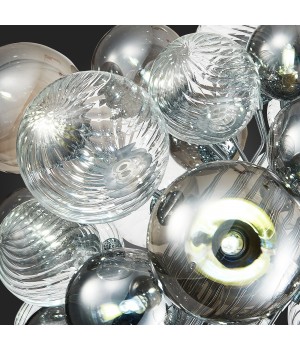 SL1124.103.29 Люстра подвесная ST-Luce Хром/Дымчатый, Прозрачный G9 29*5W 4000K VINETTO-foto12