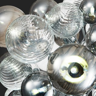 SL1124.103.29 Люстра подвесная ST-Luce Хром/Дымчатый, Прозрачный G9 29*5W 4000K VINETTO-foto12