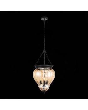 SL317.433.03 Люстра подвесная ST-Luce Черный/Янтарный E14 3*60W SOTTO-foto9