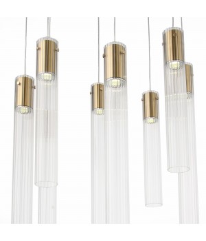 SL1229.303.08 Люстра подвесная ST-Luce Латунь/Прозрачный GU10 8*5W Terni-foto3