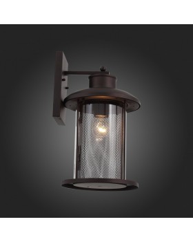 SL080.401.01 Светильник уличный настенный ST-Luce Темный кофе/Прозрачный, Темный кофе E27 1*60W LASTERO-foto8