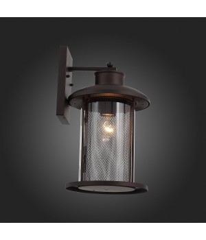 SL080.401.01 Светильник уличный настенный ST-Luce Темный кофе/Прозрачный, Темный кофе E27 1*60W LASTERO-foto8