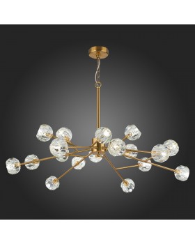 SL1166.303.18 Светильник подвесной ST-Luce Латунь/Прозрачный G9 LED 18*5W ROMANO-foto5