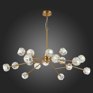 SL1166.303.18 Светильник подвесной ST-Luce Латунь/Прозрачный G9 LED 18*5W ROMANO-foto5