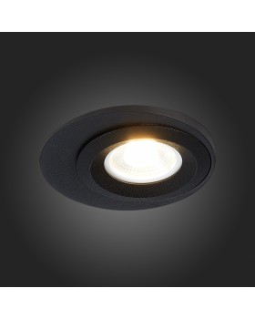 ST216.408.01 Св-к встр. Черный GU10 1*7W IP20 D100xH23 220V Без ламп ST216-foto5