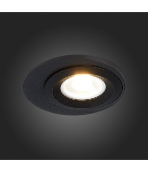 ST216.408.01 Св-к встр. Черный GU10 1*7W IP20 D100xH23 220V Без ламп ST216-foto5