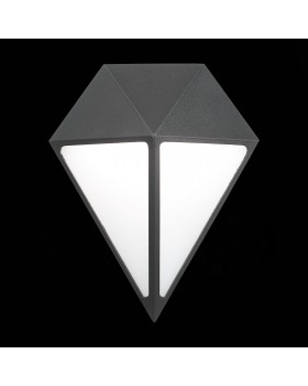 SL9500.441.01 Светильник уличный настенный ST-Luce Черный/Белый,Черный LED 1*12W 4000K CUBISMO-foto4