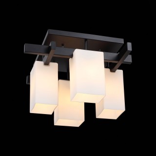 SL541.402.04 Люстра потолочная ST-Luce Черный/Белый E27 4*40W CASET-foto2