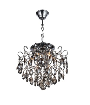 SL846.102.06 Люстра подвесная ST-Luce Темный хром/Тонированный черный E14 6*40W ORECCHINI-foto15