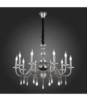 SL1113.403.10 Люстра подвесная ST-Luce Хром, Дымчатый, Прозрачный E14 10*40W SIEMA-foto6