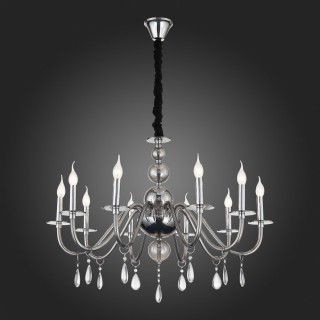 SL1113.403.10 Люстра подвесная ST-Luce Хром, Дымчатый, Прозрачный E14 10*40W SIEMA-foto6