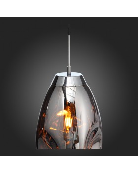 SL328.103.01 Светильник подвесной ST-Luce Хром/Янтарный E27 1*60W AEREO-foto9