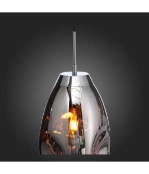 SL328.103.01 Светильник подвесной ST-Luce Хром/Янтарный E27 1*60W AEREO-foto9