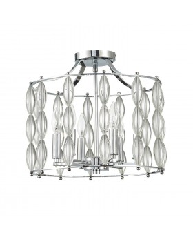 SL1140.102.06 Светильник потолочный ST-Luce Хром, Прозрачный/Прозрачный,Хром E14 6*40W SOGARTE-foto2