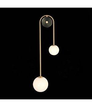 SL1202.201.02 Светильник настенный ST-Luce Золотистый/Белый E27 2*40W ADIGE-foto3