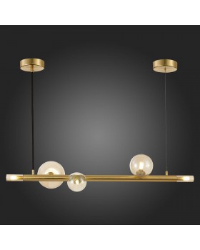 SL1509.203.05 Светильник подвесной ST-Luce Золотистый/Коньячный G9 5*5W CIELO-foto6