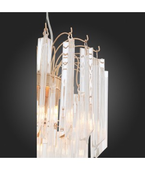 SL386.203.05 Люстра подвесная ST-Luce Золотистый/Золотистый, Прозрачный G9 5*5W OSOLETO-foto9