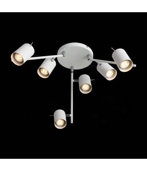 SL597.502.06 Люстра подвесная ST-Luce Белый/Белый GU10 6*3W FANALE-foto8