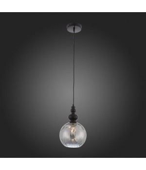 SL374.413.01 Подвес ST-Luce Черный/Дымчатый E27 1*40W BACINETO-foto7