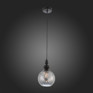 SL374.413.01 Подвес ST-Luce Черный/Дымчатый E27 1*40W BACINETO-foto7