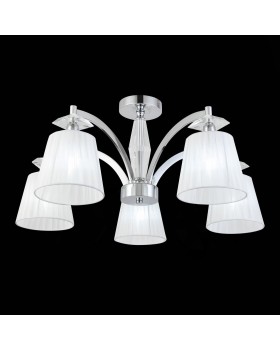 SL1756.102.05 Светильник потолочный ST-Luce Хром/Светло-серый E14 5*40W BELLO-foto9