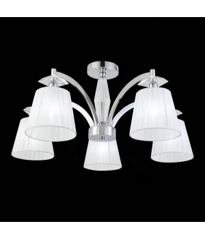 SL1756.102.05 Светильник потолочный ST-Luce Хром/Светло-серый E14 5*40W BELLO-foto9