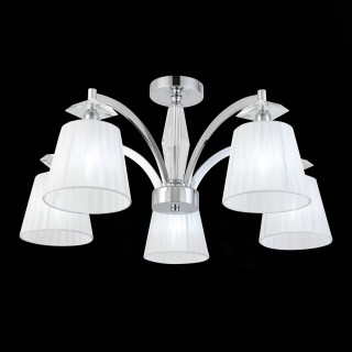 SL1756.102.05 Светильник потолочный ST-Luce Хром/Светло-серый E14 5*40W BELLO-foto9