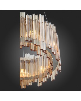 SL400.103.09 Люстра подвесная ST-Luce Хром/Янтарный G9 9*5W VERSITA-foto12