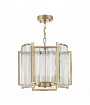 SL1234.203.03 Люстра подвесная ST-Luce Шампань/Прозрачный, Шампань E14 3*60W Cosenza-foto2