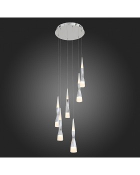 SL405.103.06 Светильник подвесной ST-Luce Хром/Хром, Белый LED 6*7W 3000K BOCHIE-foto5