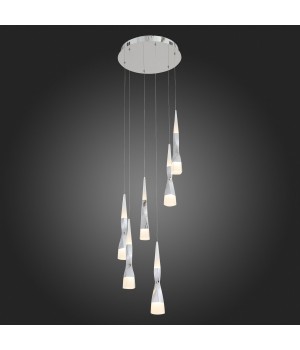 SL405.103.06 Светильник подвесной ST-Luce Хром/Хром, Белый LED 6*7W 3000K BOCHIE-foto5
