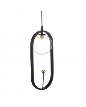 SL1201.403.01 Подвес ST-Luce Черный/Прозрачный G9 1*5W CIRCONO-foto3