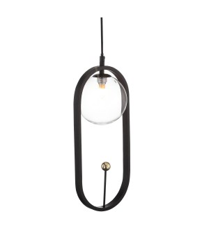 SL1201.403.01 Подвес ST-Luce Черный/Прозрачный G9 1*5W CIRCONO-foto3