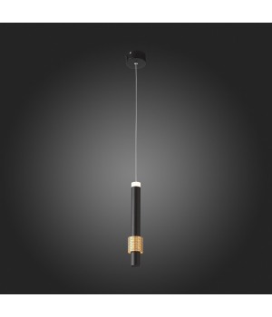SL1591.403.01 Светильник подвесной ST-Luce Черный, Анодированный золотой/Черный LED 1*6W 3000K BALLITO-foto7