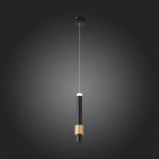 SL1591.403.01 Светильник подвесной ST-Luce Черный, Анодированный золотой/Черный LED 1*6W 3000K BALLITO-foto7