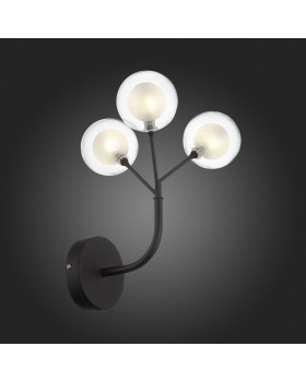 SL376.401.03 Бра ST-Luce Черный/Прозрачный, Белый G4 LED 3*2W - DEMELE-foto8