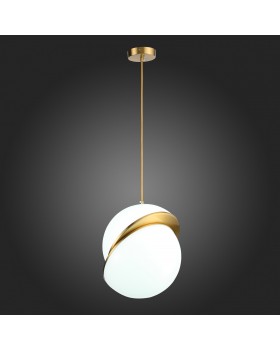 SL1164.323.01 Светильник подвесной ST-Luce Латунь/Белый E27 1*60W LAICO-foto7