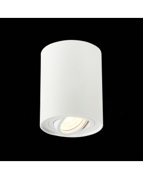 ST108.517.01 Светильник потолочный Мат. белый GU10 1*50W D98xH124 220V Без ламп TORUS-foto3