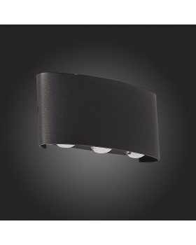 SL089.401.06 Светильник уличный настенный ST-Luce Черный кварцевый LED 6*1W 4000K BISELLO-foto4