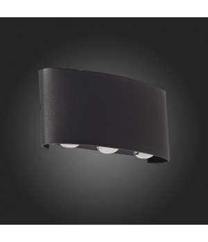 SL089.401.06 Светильник уличный настенный ST-Luce Черный кварцевый LED 6*1W 4000K BISELLO-foto4