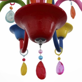 SL672.963.06 Люстра подвесная ST-Luce Разноцветный/Разноцветный E14 6*40W DELIZIA-foto2