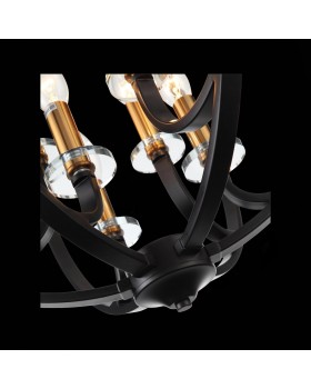 SL1013.423.06 Светильник подвесной ST-Luce Черный, Золото/Черный E14 6*40W PIANETTA-foto7