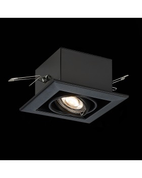 ST250.448.01 Св-к встр. Черный GU10 1*50W L126xW126xH70 220V Без ламп HEMI-foto4