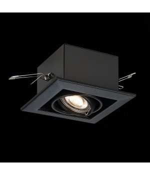 ST250.448.01 Св-к встр. Черный GU10 1*50W L126xW126xH70 220V Без ламп HEMI-foto4