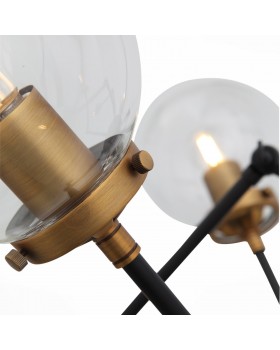 SL234.402.08 Люстра потолочная ST-Luce Черный, Золото/Прозрачный E27 8*40W (из 2-х коробок) VARIETA-foto15